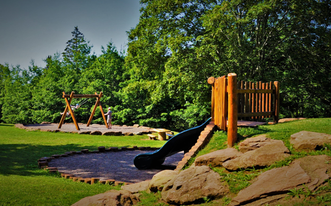 Bonshaw Provincial Park natural playground